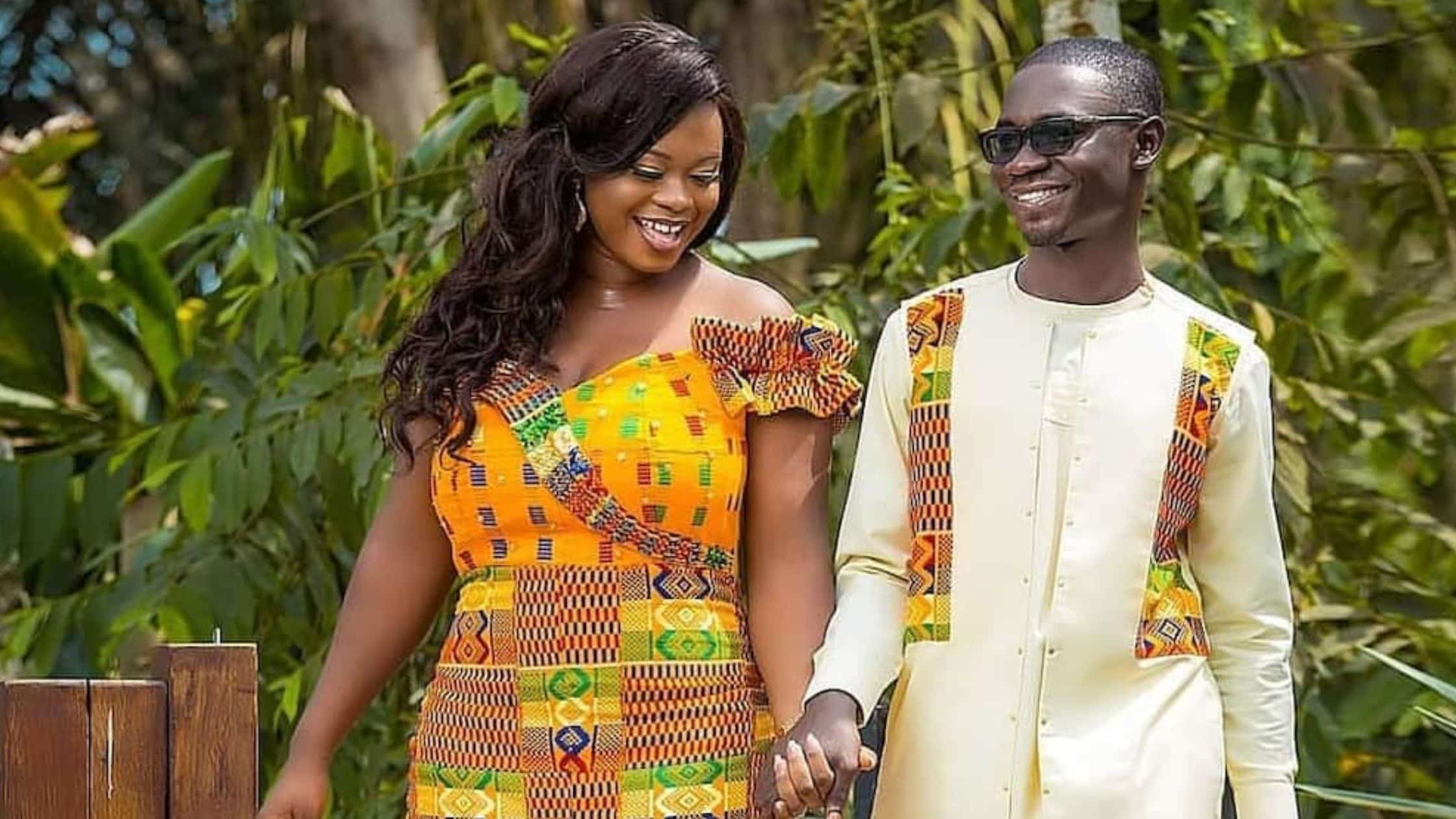 African kente clearance dress for engagement