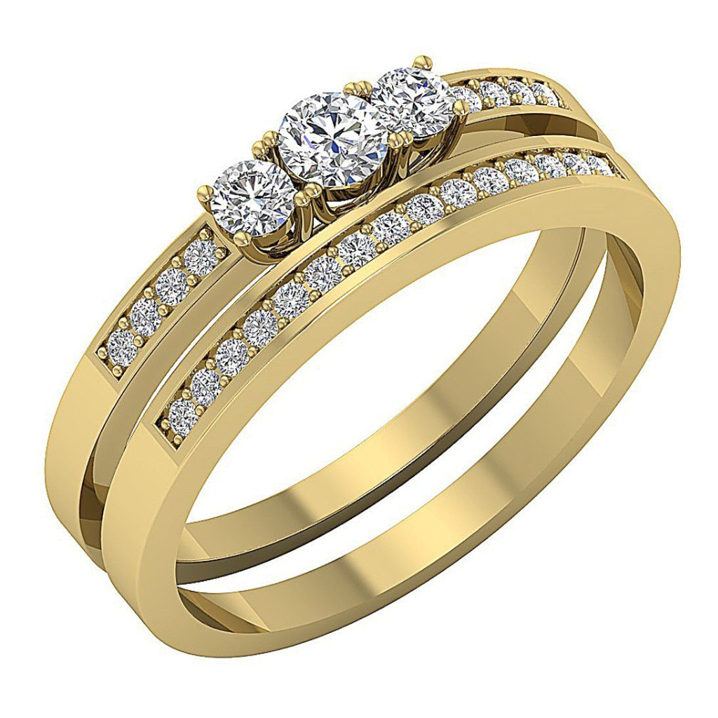 White Gold Modern Set

