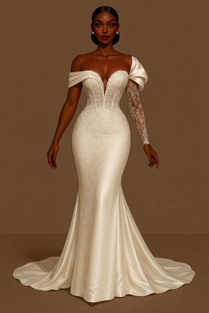 Satin Mermaid Gowns